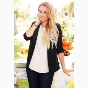 LC Lauren Conrad 3/4 sleeve blazer